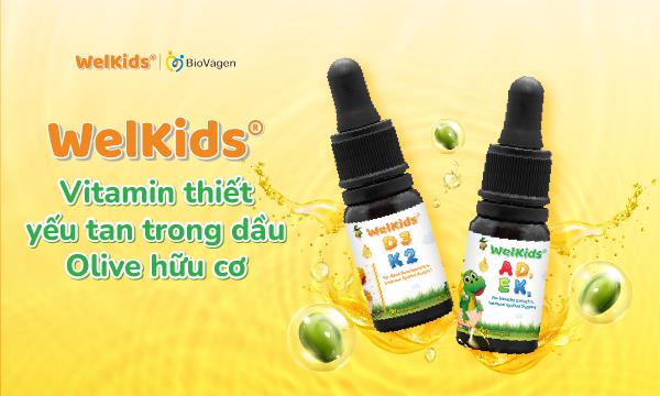 Ra mắt Vitamin D3K2 trong dầu olive hữu cơ cho trẻ tại Việt Nam