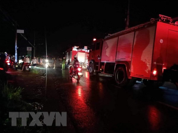 Cháy tiệm sửa xe làm 4 người thương vong ở Bình Thuận
