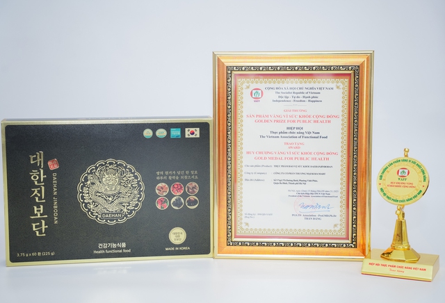 3 sản phẩm của KOJA MART đạt giải thưởng Sản phẩm vàng vì sức khỏe cộng đồng